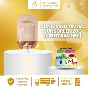 BAREFACED SUNKISSED TINTED SUNSCREEN (LIGHT) 20g SACHET