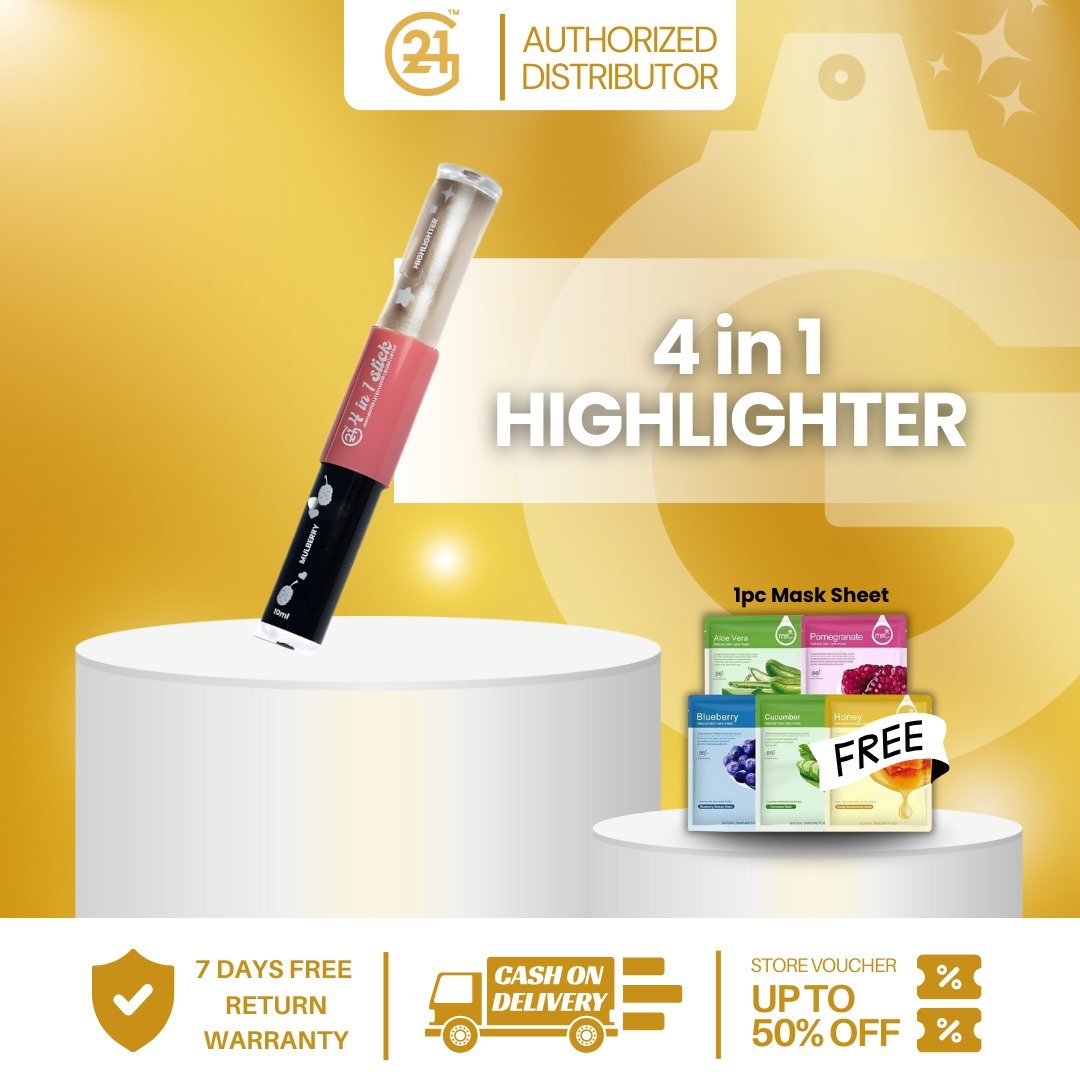 G21 4 IN 1 LIP & HIGHLIGHTER STICK MULBERRY